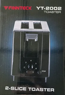 2-Slice Finnteck Silver Toaster