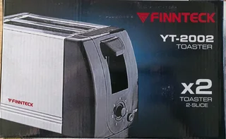 2-Slice Finnteck Silver Toaster