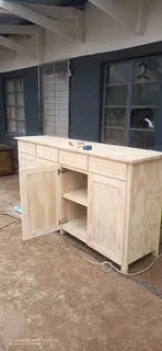 Cupboard and server table