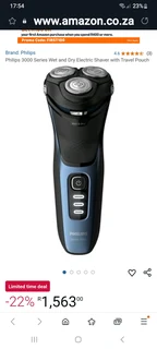 Phillips Electrical shaver brand new in pouch.