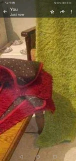 Carpet lime green shaggy