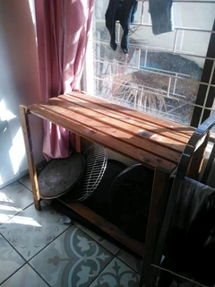 Wooden table pine wood