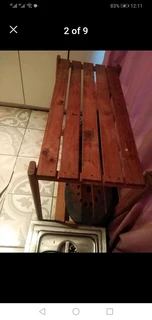 Wooden table pine wood