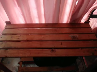 Wooden table pine wood