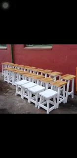 Woodern benches