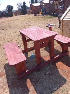 Woodern benches