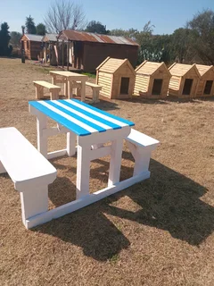 Woodern benches