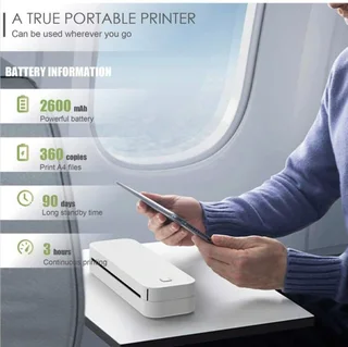 Inkless portable printer