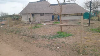 Thatching. Lapa.  Swimming pool