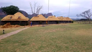 Thatching. Lapa.  Swimming pool