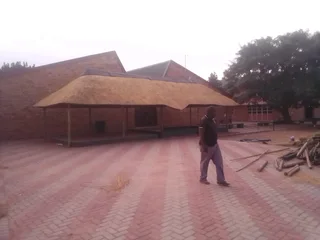 Thatching. Lapa.  Swimming pool