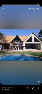 Thatching.  Lapa and swimming. Harvey tiles