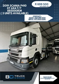 Scania P410 XT 6x4 T/T