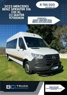 Mercedes Benz Sprinter 516 Cdi XL 23 Seater