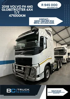 Volvo FH 440 Globetrotter 6x4 T/T