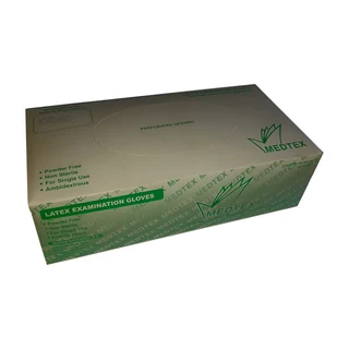 Medtex Latex Gloves - 50 pairs per box -KZN