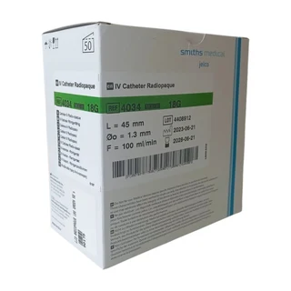 SM Jelco Radiopaque - 18G - Green - 50s