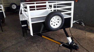 Fleetco 2m single axel unbraked utility trailer