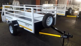 Fleetco 2m single axel unbraked utility trailer
