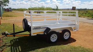 Fleetco Plate size single axel unbraked utility trailer