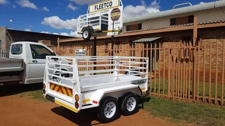 Fleetco Plate size single axel unbraked utility trailer