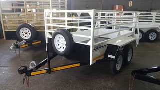 Fleetco Plate size double axel unbraked utility trailer