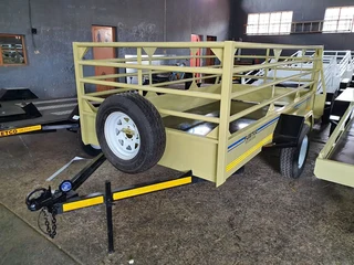 Fleetco 3m single axel unbraked utility trailer with 14" tyres