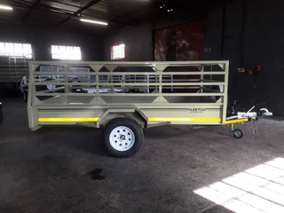Fleetco 3m single axel braked 1.5 T utility trailer