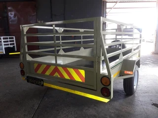 Fleetco 3m single axel braked 1.5 T utility trailer