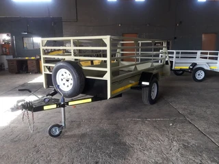 Fleetco 3m single axel braked 1.5 T utility trailer