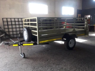 Fleetco 3m single axel braked 1.5 T utility trailer