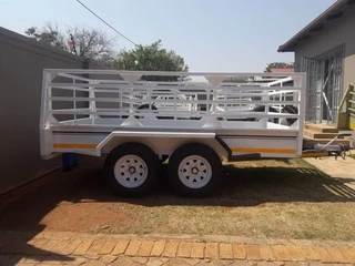 Fleetco 3m double axel with double brake utility trailer