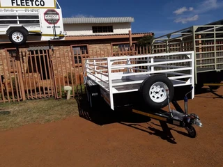 Fleetco 4m double axel with single brake 1.5 ton utility trailer