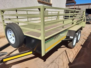 Fleetco 4m double axel with double brake 2.5 Ton utility trailer