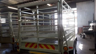 Fleetco 3m double axel with single brake 1.5 ton cattle trailer