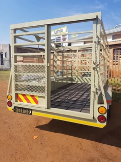 Fleetco 4m double axel with double brake 2.5 ton cattle trailer