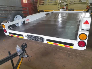 Fleetco Car trailer 4m Tilt double axel with single brake 1.5 ton