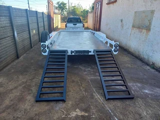 Fleetco Car trailer 4m Tilt double axel with single brake 1.5 ton
