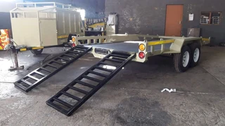 Fleetco 5m double axel with double brake 2.5 ton Car trailer