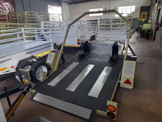 Fleetco Easy loader swivel Bike trailer with Aluminium box