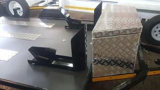 Fleetco Easy loader swivel Bike trailer with Aluminium box