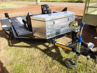 Fleetco Easy loader swivel Bike trailer with Aluminium box