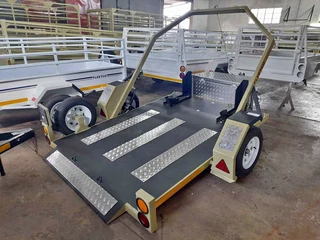 Fleetco Easy loader swivel Bike trailer with Aluminium box