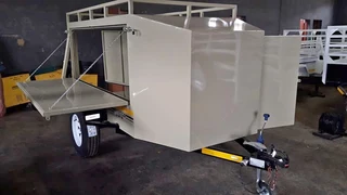 Fleetco Box trailer 2m single axel unbraked