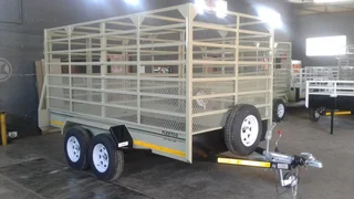 Fleetco 3.5m double axel with double brake 2.5 ton cattle trailer