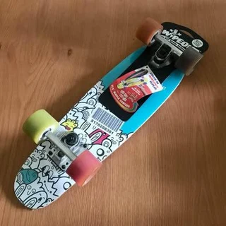 Brand new sealed Wipeout Dry Erase Skateboard Monsters - Pink/Teal