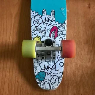 Brand new sealed Wipeout Dry Erase Skateboard Monsters - Pink/Teal