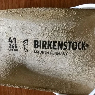 Brand new Birkenstock Womens Madrid Birko-Flor Sandal UK7.5/EU41 - White