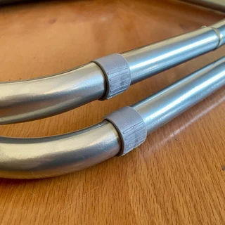 Brand new Foldable Metal Chair with Padded Seat - Black