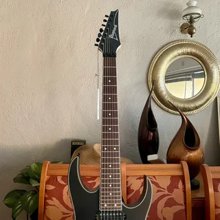 Brand new Ibanez 7-String Electric Guitar RG7320EX - Black Flat
